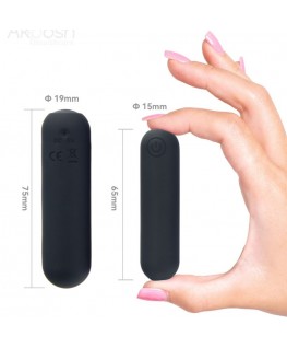 ARMONY -SPLASH HEHE VIBRATORE BULLET IN SILICONE 10 VIBRAZIONI 65 X 15 CM NERO