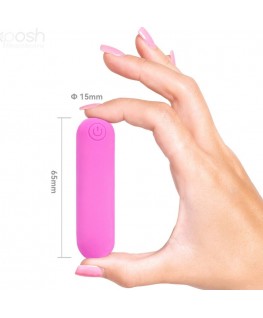 ARMONY - SPLASH HEHE VIBRATORE SPLASH BULLET IN SILICONE 10 VIBRAZIONI 65 X 15 CM ROSA