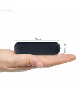 ARMONY - SPLASH HAHA VIBRATORE BULLET IN SILICONE 10 VIBRAZIONI 75 X 19 CM NERO