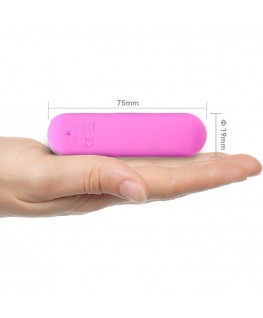 ARMONY - SPLASH HAHA VIBRATORE BULLET IN SILICONE 10 VIBRAZIONI 75 X 19 CM ROSA