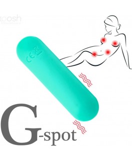 ARMONY - SPLASH JOLINE VIBRATORE BULLET IN SILICONE TELECOMANDO 10 VIBRAZIONI 65 X 15 CM VERDE