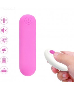 ARMONY - SPLASH JOLINE VIBRATORE BULLET IN SILICONE TELECOMANDO 10 VIBRAZIONI 65 X 15 CM ROSA