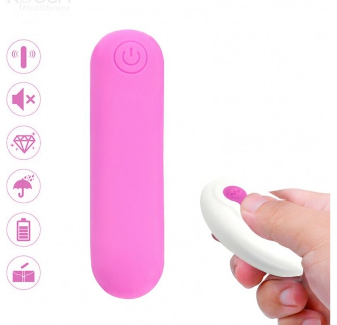 ARMONY - SPLASH JOLINE VIBRATORE BULLET IN SILICONE TELECOMANDO 10 VIBRAZIONI 65 X 15 CM ROSA