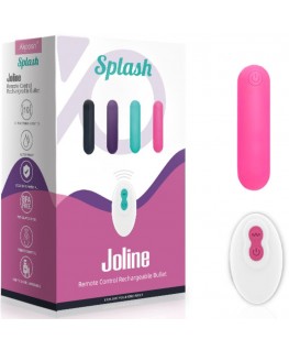ARMONY - SPLASH JOLINE VIBRATORE BULLET IN SILICONE TELECOMANDO 10 VIBRAZIONI 65 X 15 CM ROSA