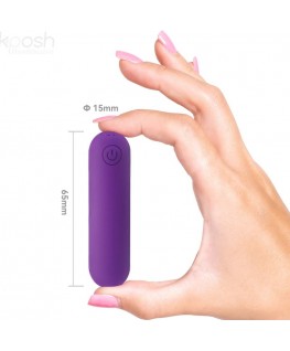ARMONY - SPLASH JOLINE VIBRATORE BULLET IN SILICONE TELECOMANDO 10 VIBRAZIONI 6.5 X 1.5 CM VIOLA