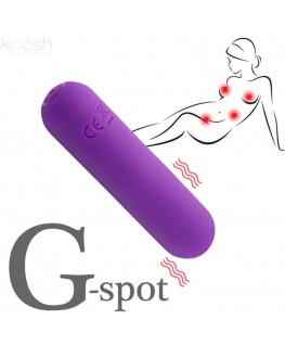 ARMONY - SPLASH JOLINE VIBRATORE BULLET IN SILICONE TELECOMANDO 10 VIBRAZIONI 6.5 X 1.5 CM VIOLA