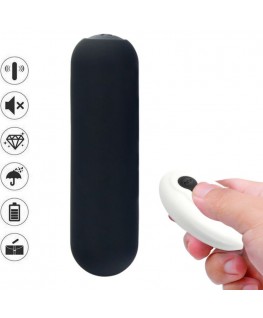 ARMONY - SPLASH JOIE VIBRATORE BULLET IN SILICONE TELECOMANDO 10 VIBRAZIONI 75 X 19 CM NERO