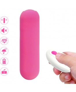 ARMONY - SPLASH JOIE VIBRATORE BULLET TELECOMANDO IN SILICONE 10 VIBRAZIONI 75 X 19 CM ROSA