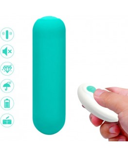 ARMONY - SPLASH JOIE VIBRATORE BULLET TELECOMANDO IN SILICONE 10 VIBRAZIONI 75 X 19 CM VERDE