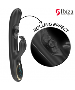 IBIZA - POTENTE VIBRATORE RABBIT CON PERLA ROTANTE MASSAGGIANTE