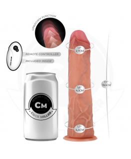 COCK MILLER - DILDO IPERREALISTICO CON VENTOSA E SPINTA CON TELECOMANDO 19,5 CM