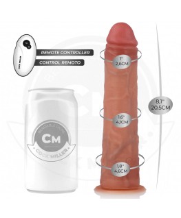 COCK MILLER - DILDO IPERREALISTICO CON VENTOSA E SPINTA CON TELECOMANDO 20,5 CM