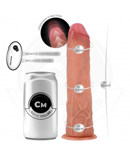 COCK MILLER - DILDO IPERREALISTICO CON VENTOSA E SPINTA CON TELECOMANDO 20,5 CM