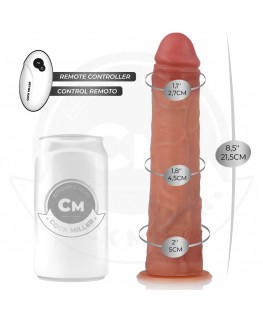 COCK MILLER - DILDO IPERREALISTICO CON VENTOSA E SPINTA CON TELECOMANDO 21,5 CM
