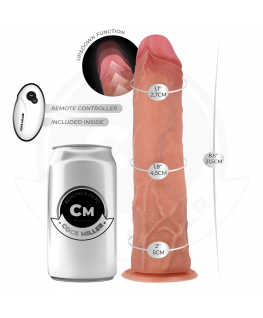 COCK MILLER - DILDO IPERREALISTICO CON VENTOSA E SPINTA CON TELECOMANDO 21,5 CM