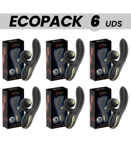 ECOPACKS 6 UNITÀ - VIBRATORE IBIZA TWISTER CON STIMOLATORE CURVA E VIBRO-ROTAZIONE