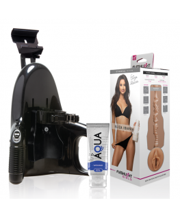 FLESHLIGHT - ELIZA IBARRA VAGINA + LANCIO UNIVERSALE + LUBRIFICANTE AQUA QUALITÀ 50 ML