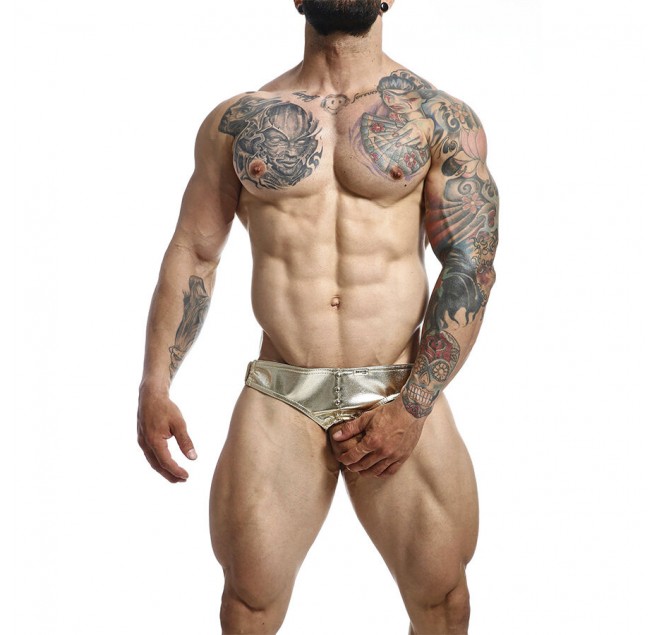 MOB - DNGEON JOCKSTRAP ANELLO PER IL PENE DORATO TAGLIA UNICA