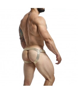 MOB - DNGEON JOCKSTRAP ANELLO PER IL PENE DORATO TAGLIA UNICA