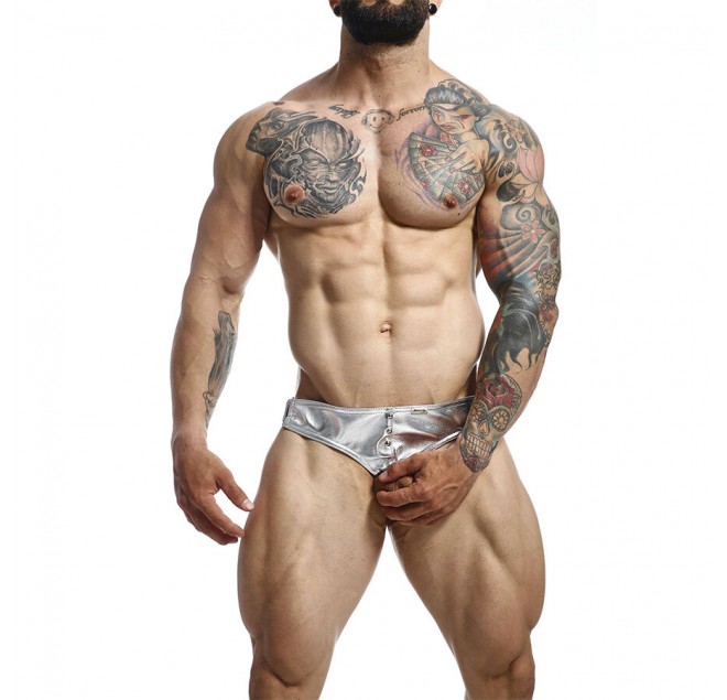 MOB - DNGEON JOCKSTRAP ANELLO PER IL PENE IN ARGENTO TAGLIA UNICA