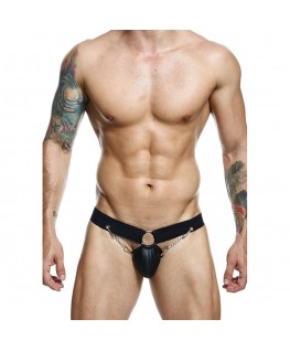 MOB - DNGEON JOCKSTRAP NERO CON CATENA TAGLIA UNICA