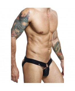 MOB - DNGEON JOCKSTRAP NERO CON CATENA TAGLIA UNICA