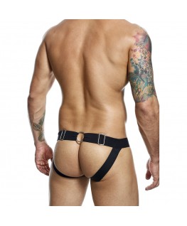 MOB - DNGEON JOCKSTRAP NERO CON CATENA TAGLIA UNICA