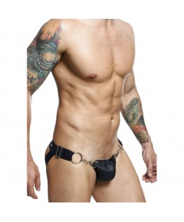 MOB - DNGEON JOCKSTRAP NERO A PRESSIONE TAGLIA UNICA