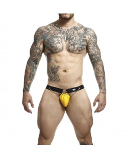 MOB - DNGEON JOCKSTRAP GIALLO CON CATENE TAGLIA UNICA