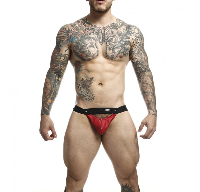MOB - DNGEON JOCKSTRAP ATHLETE ROSSO TAGLIA UNICA
