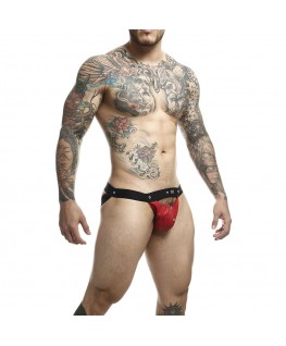 MOB - DNGEON JOCKSTRAP ATHLETE ROSSO TAGLIA UNICA