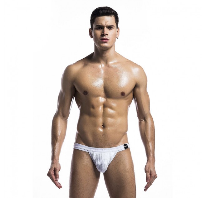 MOB - COSTUME DA BAGNO JOCKSTRAP BIANCO FETISH TAGLIA XL