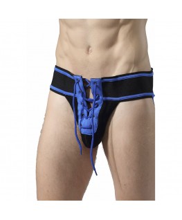 MOB - FETISH JOCKSTRAP FOOTBALL BLU TAGLIA L