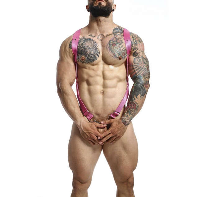 MOB - DNGEON IMBRACATURA A CROCE ROSA TAGLIA UNICA