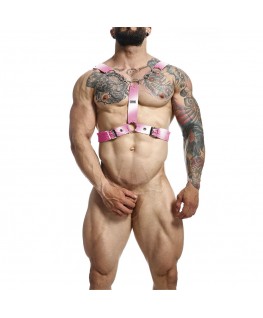 MOB - DNGEON IMBRACATURA A CATENA ROSA TAGLIA UNICA Y