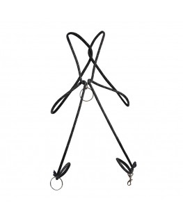 MOB - DNGEON CORDA NERA CON ANELLO PER IL PENE