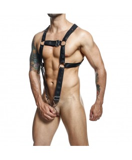 MOB - DNGEON IMBRACATURA PER PENE INCROCIATA NERA TAGLIA UNICA