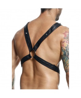 MOB - DNGEON IMBRACATURA A CATENA NERA INCROCIATA TAGLIA UNICA