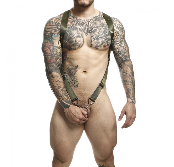 MOB - DNGEON IMBRACATURA A CROCE VERDE TAGLIA UNICA