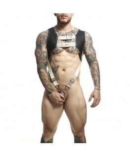 MOB - IMBRACATURA DNGEON CON ANELLO PER PENE DORATO TAGLIA UNICA