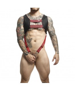 MOB - IMBRACATURA DNGEON CON ANELLO ROSSO PER PENE TAGLIA UNICA