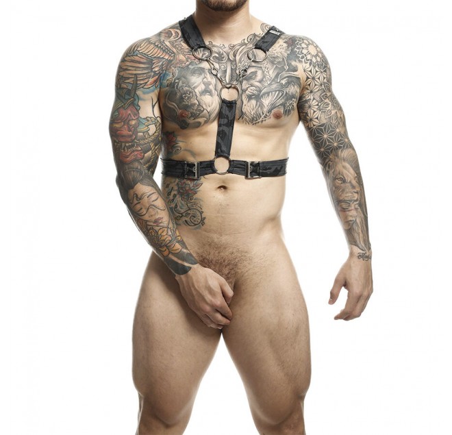 MOB - DNGEON IMBRACATURA ARGENTO CON CATENE TAGLIA UNICA