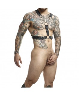 MOB - DNGEON IMBRACATURA ARGENTO CON CATENE TAGLIA UNICA