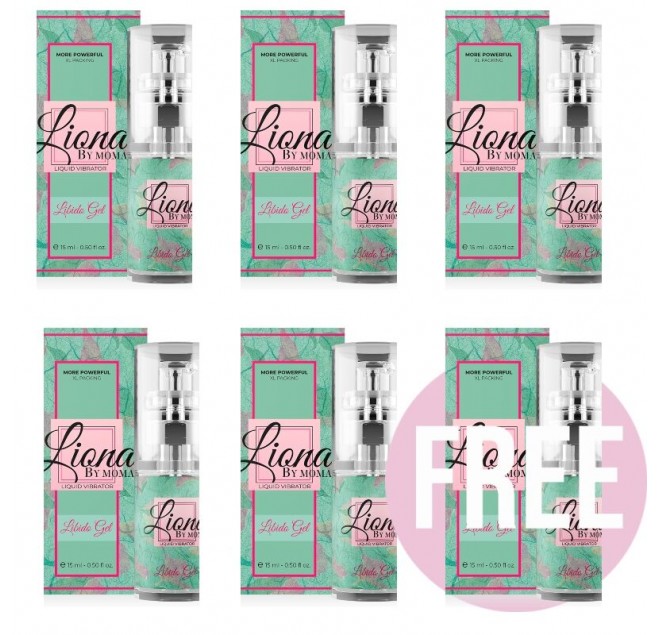 LIONA BY MOMA - VIBRATORE LIQUIDO LIBIDO GEL 15 ML 5+1 IN OMAGGIO