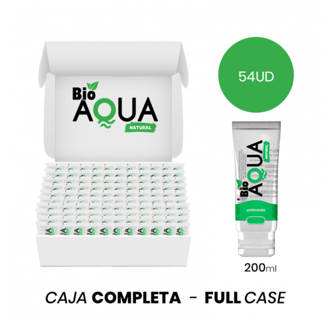 MOQ 54 - BIOAQUA LUBRIFICANTE A BASE ACQUA INGREDIENTI NATURALI 200 ML
