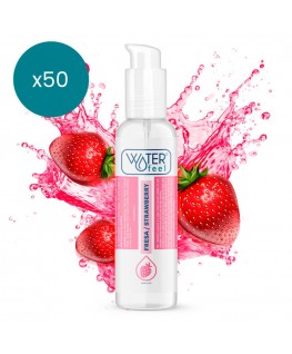 WATERFEEL - LUBRIFICANTE A BASE ACQUA ALLA FRAGOLA 175 ML CONFEZIONE 50 UNITÀ