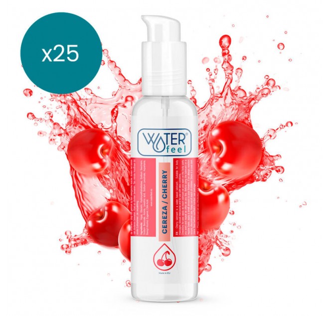 WATERFEEL - LUBRIFICANTE ALLA CILIEGIA 175 ML CONFEZIONE 25 UNITÀ
