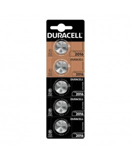 DURACELL - BATTERIA BOTTONE LITIO CR2016 3V 5 UNIT