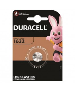 DURACELL - BATTERIA BOTTONE LITIO CR1632 3V 1 UNIT