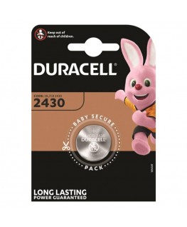 DURACELL - BATTERIA BOTTONE LITIO CR2430 3V 1 UNIT